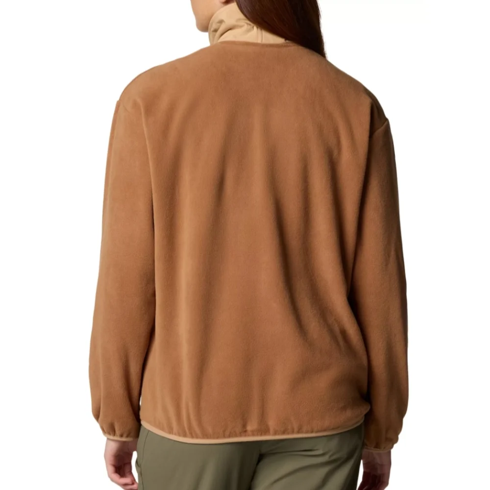 Women's Columbia Sequoia Grove 1/2 Zip Brown Fleece Pullover Size XL NWT - Picture 2 of 13